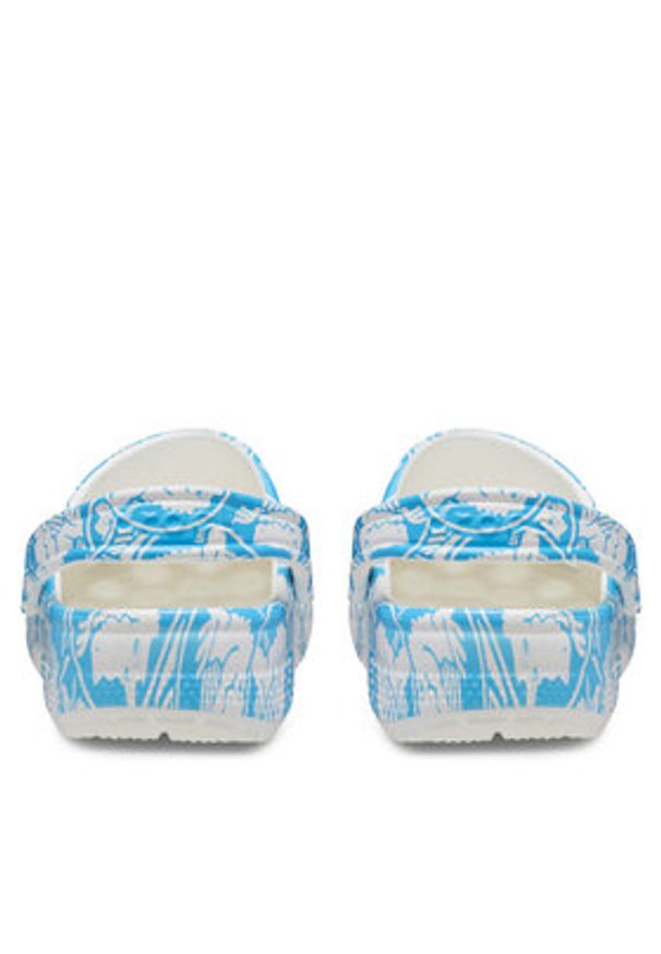 Crocs Klapki Classic Duke Print Clog 210003 Niebieski. Kolor: niebieski. Wzór: nadruk