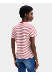 Desigual T-Shirt MICKEY Patch 24SWTK77 Czerwony Regular Fit. Kolor: czerwony. Materiał: bawełna #2