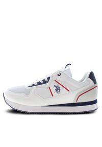 U.S. Polo Assn. Sneakersy Nobil NOBIL004C Biały. Kolor: biały. Materiał: skóra #4