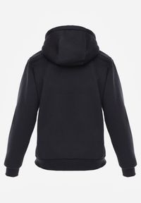 Renee - Granatowa Bluza z Kapturem Corbetes. Typ kołnierza: kaptur. Kolor: niebieski. Materiał: prążkowany, polar, tkanina, dresówka. Długość rękawa: długi rękaw. Długość: długie. Wzór: gładki, jednolity #2