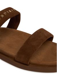 Inuikii Klapki Slaps 1004.003.0671 Brązowy ciemny. Kolor: brązowy. Materiał: zamsz, skóra #6