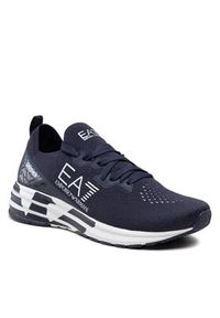 EA7 Emporio Armani Sneakersy X8X095 XK240 N527 Granatowy. Kolor: niebieski. Materiał: materiał