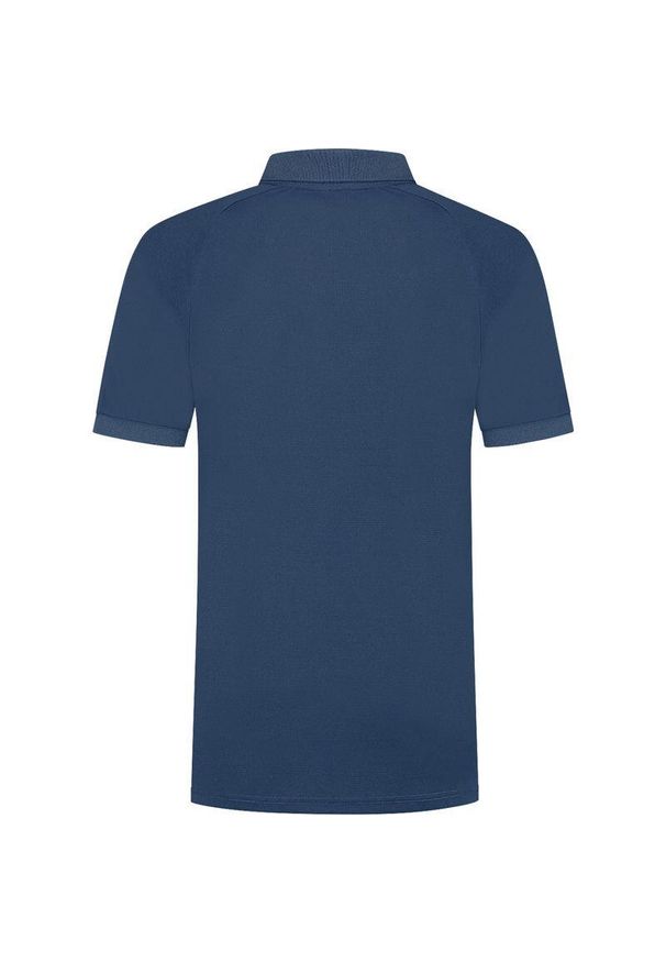 DUNLOP - Koszulka tenisowa męska Dunlop Club Polo z kołnierzykiem. Typ kołnierza: polo. Kolor: niebieski. Sport: tenis