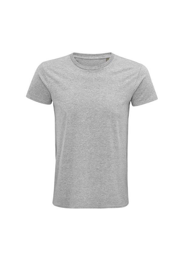 SOL'S - Męska Koszulka Pioneer Melange. Kolor: szary. Sport: turystyka piesza