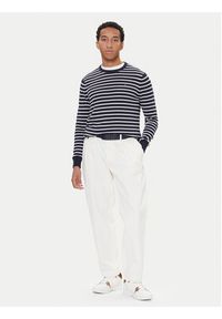TOMMY HILFIGER - Tommy Hilfiger Sweter Essential Ssnl MW0MW39999 Granatowy Regular Fit. Kolor: niebieski. Materiał: bawełna