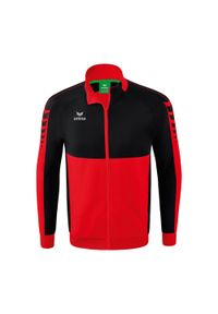 ERIMA - Dziecięca bluza dresowa Erima Worker Six Wings. Kolor: czarny, czerwony, wielokolorowy. Materiał: dresówka. Sport: piłka ręczna, fitness #1