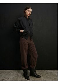 G-Star RAW - G-Star Raw Spodnie materiałowe Deck 2.0 D26432-E078 Brązowy Wide Leg. Kolor: brązowy. Materiał: bawełna #7