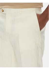Liu Jo Spodnie materiałowe QA5067 T4346 Beżowy Regular Fit. Kolor: beżowy. Materiał: len #4