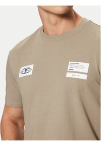 Guess T-Shirt Z5RI14 J1314 Beżowy Regular Fit. Kolor: beżowy. Materiał: bawełna #3