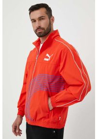 Puma kurtka męska kolor pomarańczowy przejściowa. Kolor: pomarańczowy #1