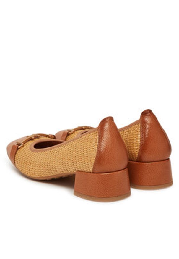 Hispanitas Czółenka RHV253992 Beżowy. Kolor: beżowy. Materiał: materiał