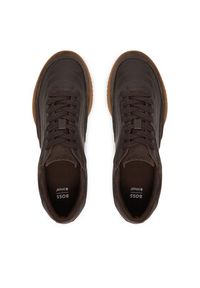 BOSS Sneakersy Careton 50552888 Brązowy. Kolor: brązowy. Materiał: skóra