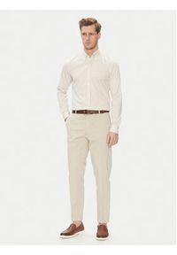 BOSS Koszula H-Roan-Bd-E-C1-243 50520285 Beżowy Slim Fit. Kolor: beżowy. Materiał: bawełna #3