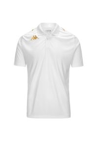 Polo Kappa Ghiolo. Typ kołnierza: polo. Kolor: wielokolorowy, biały. Sport: piłka nożna, fitness #1