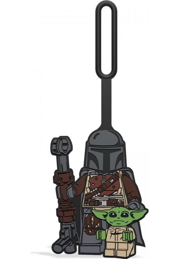 LEGO - Lego Zawieszka do bagażu Star Wars The Mandalorian with Child 52948. Wzór: motyw z bajki. Styl: klasyczny