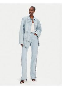 ROTATE Jeansy 1141831468 Niebieski Wide Leg. Kolor: niebieski #5