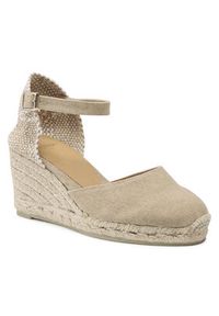 Castañer Espadryle Carol/6/002 021655-2017 Beżowy. Kolor: beżowy. Materiał: materiał #4