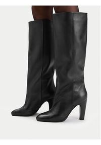 Gino Rossi - GINO ROSSI Kozaki SLT2301-1601 Czarny. Kolor: czarny. Materiał: skóra #7