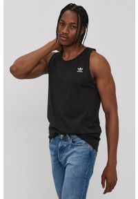 adidas Originals T-shirt H35498 męski kolor czarny. Okazja: na co dzień. Kolor: czarny. Styl: casual #4
