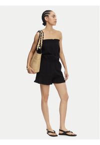 Banana Moon Kombinezon Wayan Tafalia MWW01 Czarny Regular Fit. Kolor: czarny. Materiał: bawełna #5