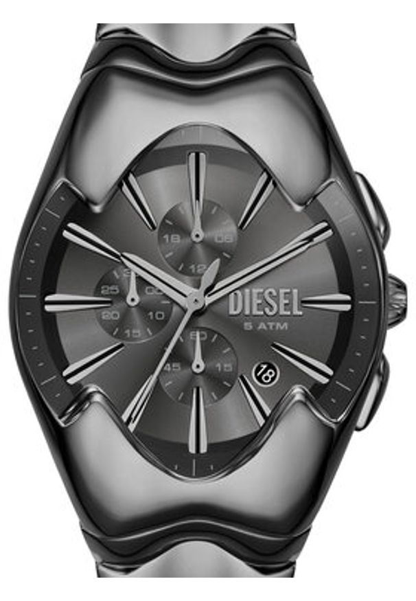 Diesel Zegarek Mercurial DZ4682 Czarny. Kolor: czarny