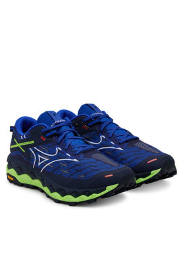 Mizuno Buty do biegania Wave Mujin 10 J1GJ2470 Niebieski. Kolor: niebieski. Materiał: materiał. Model: Mizuno Wave
