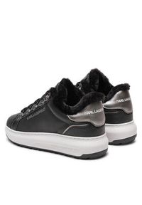 Karl Lagerfeld - KARL LAGERFELD Sneakersy KL67544 Czarny. Kolor: czarny. Materiał: skóra