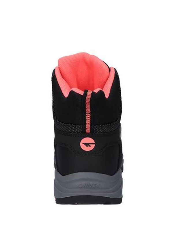 Hi-tec - Buty trekkingowe damskie Hi-Tec V-lite Orion Mid Wp. Wysokość cholewki: za kostkę. Zapięcie: sznurówki. Kolor: czarny. Materiał: guma. Szerokość cholewki: normalna
