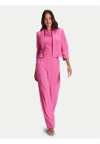 Swing Marynarka 4AF01800 Różowy Regular Fit. Kolor: różowy. Materiał: syntetyk