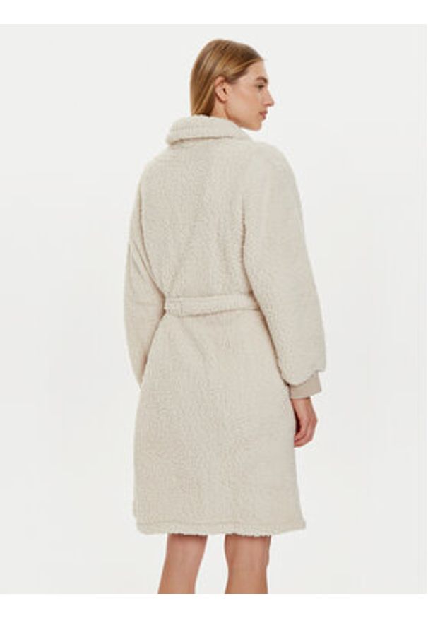 DKNY Szlafrok YI10022 Beżowy. Kolor: beżowy. Materiał: syntetyk