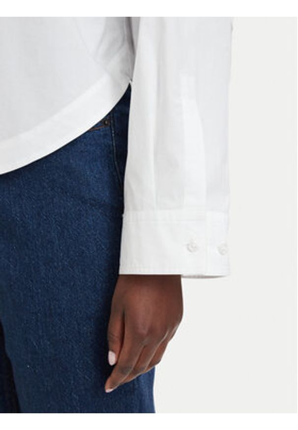 BOSS Koszula C_Boskota-1 50566871 Biały Oversize. Kolor: biały. Materiał: bawełna