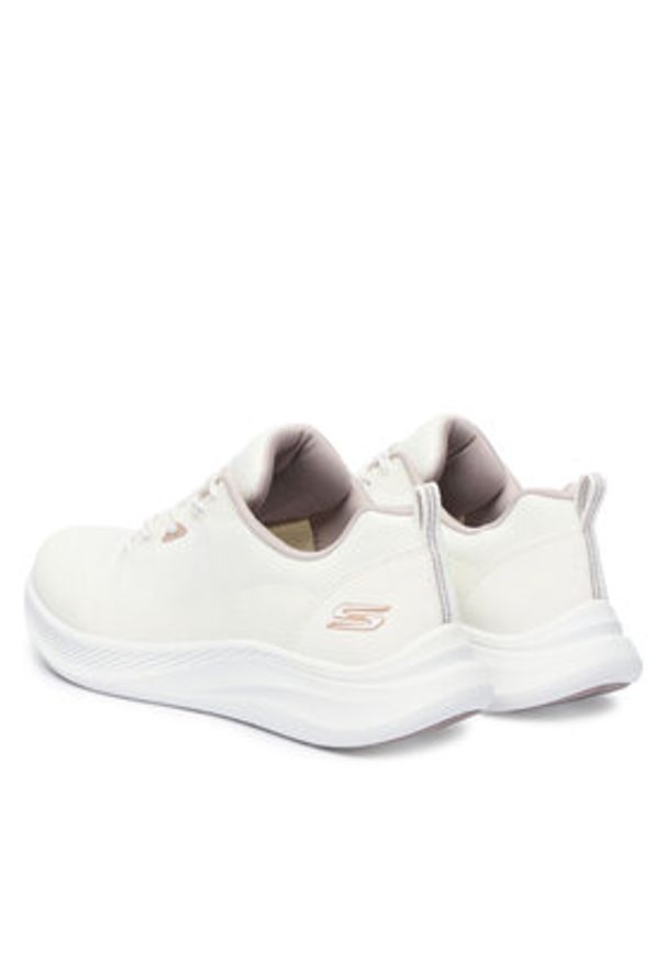 skechers - Skechers Sneakersy Bobs Moda Flex 117730/WHT Biały. Kolor: biały. Materiał: materiał