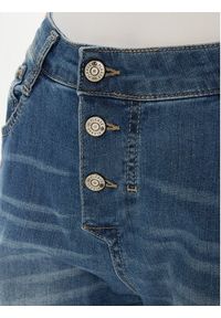Please Jeansy P0VVBQ2W6E Niebieski Cropped Fit. Kolor: niebieski #4