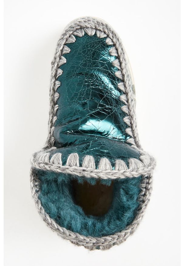 Mou - Śniegowce damskie skórzane Eskimo Trainer MOU. Materiał: skóra