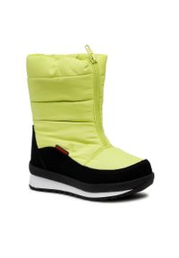 Śniegowce CMP Kids Rae Snow Boots Wp 39Q4964 Lime E010. Kolor: zielony. Materiał: materiał