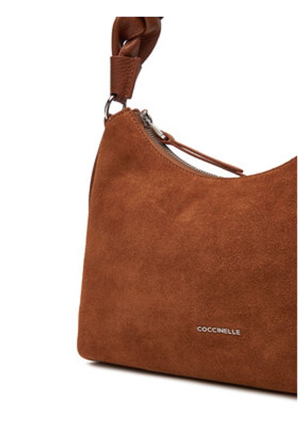 Coccinelle Torebka P6P Boheme Suede Bimaterial E1 P6P 13 03 01 Brązowy. Kolor: brązowy. Materiał: skórzane, zamszowe