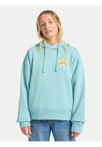 Billabong Bluza Ready And Set EBJSF00184 Turkusowy Loose Fit. Kolor: turkusowy. Materiał: bawełna #1