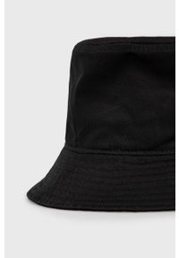 Napapijri czapka bawełniana Napapijri X Fiorucci kolor czarny bawełniany. Kolor: czarny. Materiał: bawełna