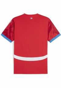 Puma - Koszulka domowa République Tchèque Euro 2024. Kolor: czerwony. Materiał: jersey