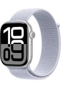 APPLE - Smartwatch Apple Watch 10 GPS + Cellular 46mm Silver Alu Sport Loop Niebieski (MWY23ET/A). Rodzaj zegarka: smartwatch. Kolor: niebieski. Styl: sportowy #1