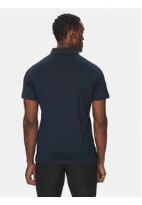 Karl Lagerfeld - KARL LAGERFELD Polo 745001 552200 Granatowy Slim Fit. Typ kołnierza: polo. Kolor: niebieski. Materiał: bawełna