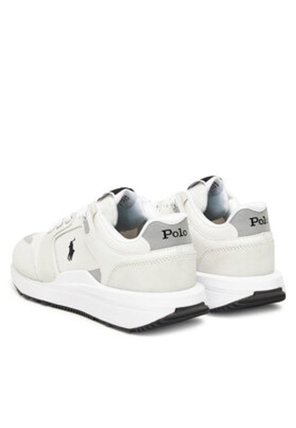 Polo Ralph Lauren Sneakersy Train 89 V2 Suede-Paneled Sneaker 809973974001 Biały. Kolor: biały. Materiał: zamsz, skóra