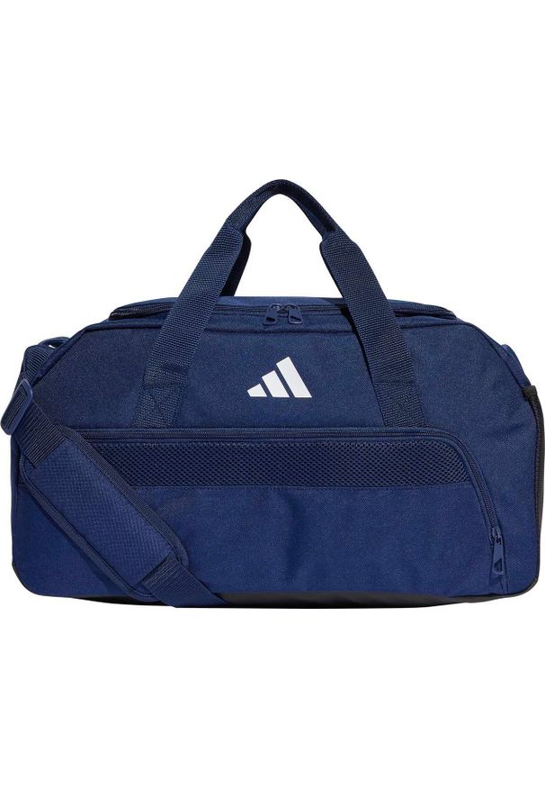 Adidas Torba sportowa Tiro League Duffel Small granatowa 24.75 l (IB8659). Kolor: niebieski