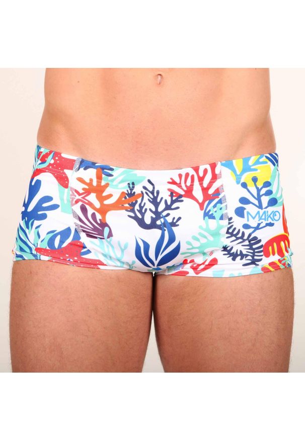 MAKO - Kąpielówki Mako. Kolor: szary, wielokolorowy, biały