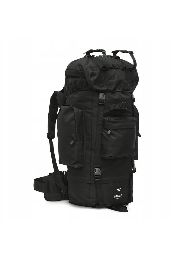 NILS EXTREME - Plecak turystyczny Nils Extreme PLECAK WOJSKOWY TREKKINGOWY NILS EAGLE MILITARNY 70L CZARNY SPORTOWY. Kolor: czarny. Wzór: moro. Styl: militarny, sportowy