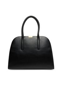 TOMMY HILFIGER - Tommy Hilfiger Torebka Iconic Leather Tote AW0AW18206 Czarny. Kolor: czarny. Materiał: skórzane #3