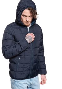 Wrangler - WRANGLER THE PUFFER DARK NAVY W4C6WRXAE. Kolor: niebieski #4