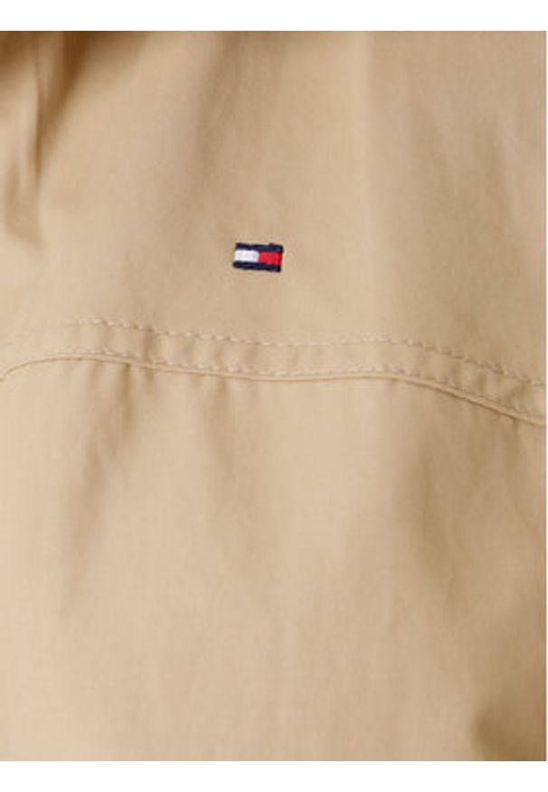 TOMMY HILFIGER - Tommy Hilfiger Parka WW0WW45621 Beżowy Regular Fit. Kolor: beżowy. Materiał: bawełna