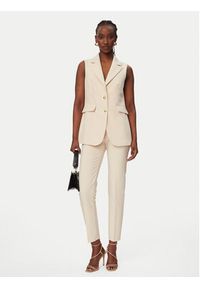 Rinascimento Kamizelka garniturowa CFC0128645003 Beżowy Regular Fit. Kolor: beżowy. Materiał: syntetyk #2