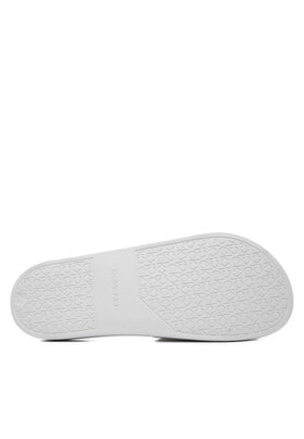 Calvin Klein Klapki Pool Slide Rubber HM0HM00636 Biały. Kolor: biały